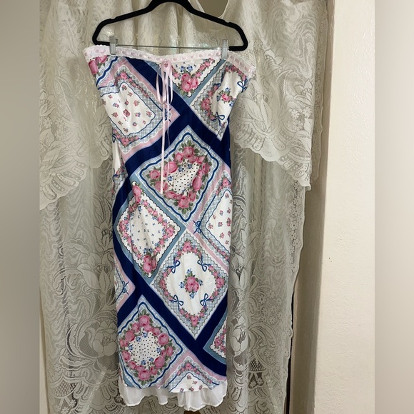 For Love and Lemons Strapless Dress Size 1X - Picture 3 of 7